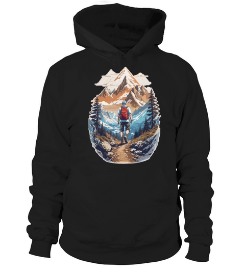 Mountain Trail Adventure Hoodie Unisex