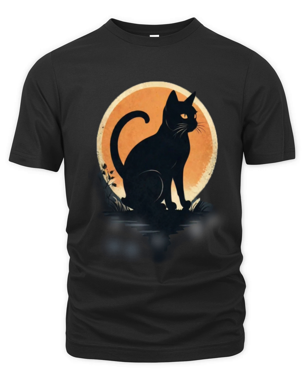 AlbedoBase XL A minimalist tshirt design cat Organic Unisex T-shirt