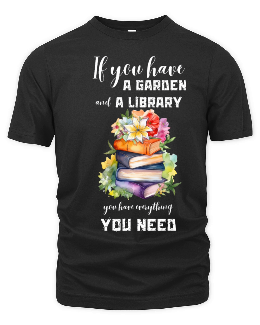 Garden and library Organic Unisex T-shirt