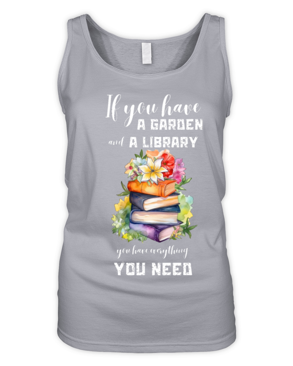 Garden and library Organic Women's Tank Top