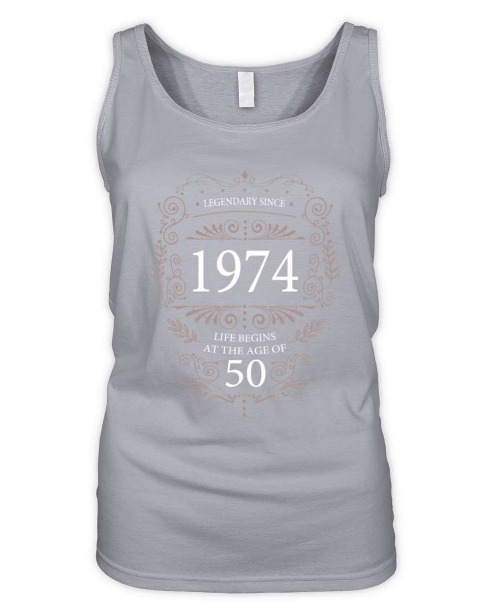 legendary since 1974 50th birthday Organic Women's Tank Top