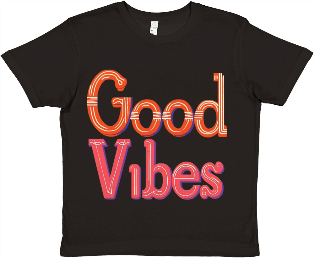 Retro Vintage Classic Vibes Premium Kids Crewneck T-shirt