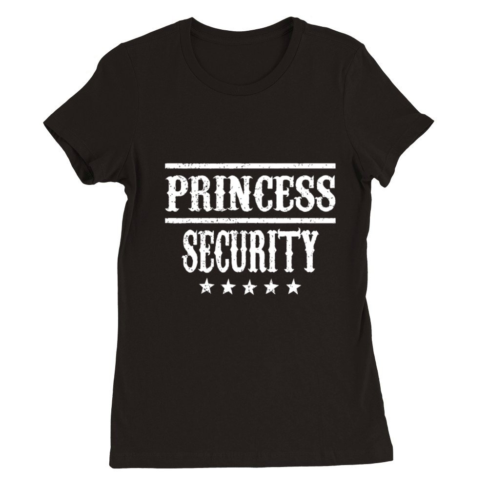 Princess Security Halloween Birthday Costume Mom D Premium Womens Crewneck T-shirt