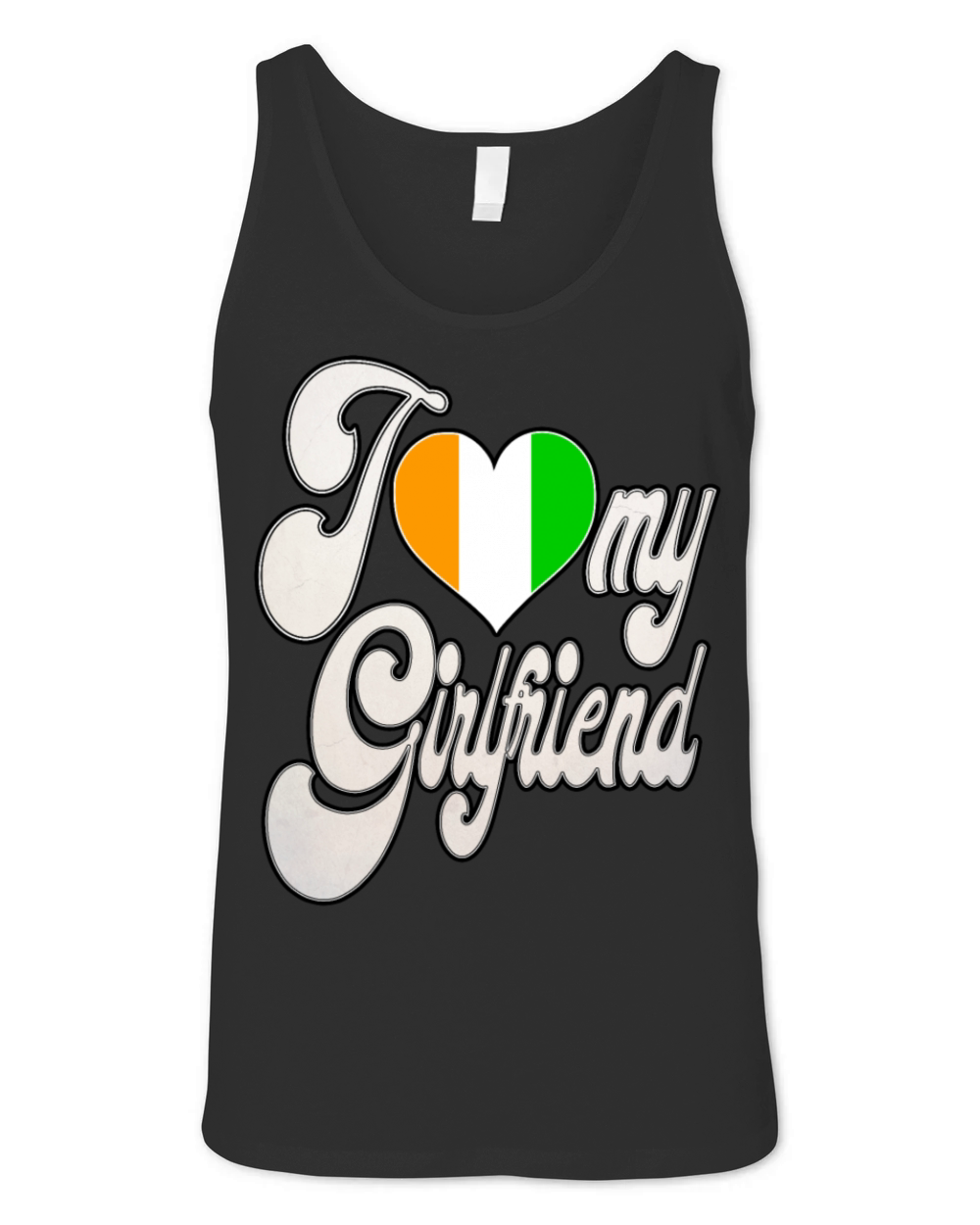 IvoryI Love My Ivorian Girlfriend Unisex Jersey Tank