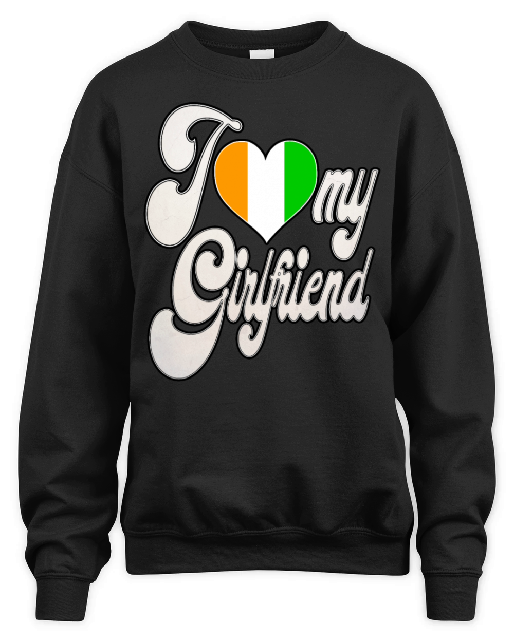 IvoryI Love My Ivorian Girlfriend Unisex Premium Crewneck Sweatshirt