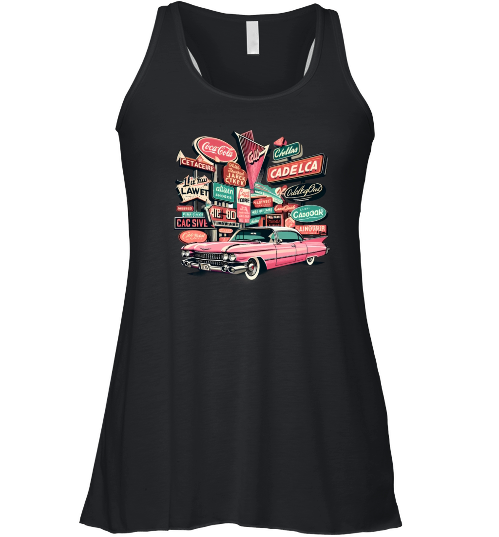Pink cadillac Women's Flowy Tank Top