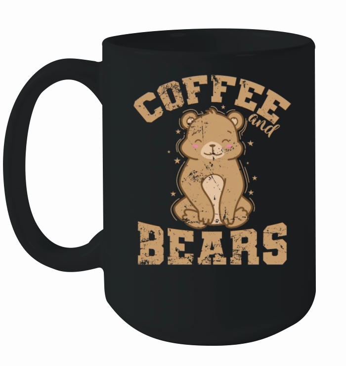 Coffee and Bears Forest Animal Ceramic Mug