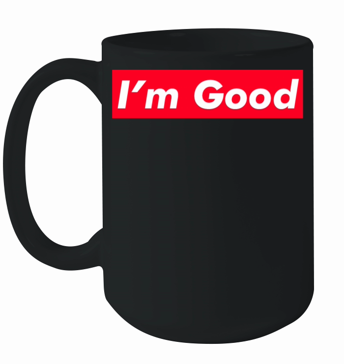 Im Good Red Box Minimalist Typography Ceramic Mug