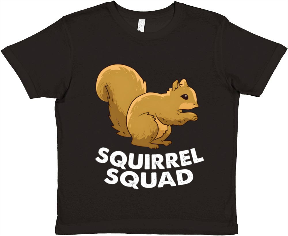 Squirrel Squad Team Squirrel Squirrel Premium Kids Crewneck T-shirt