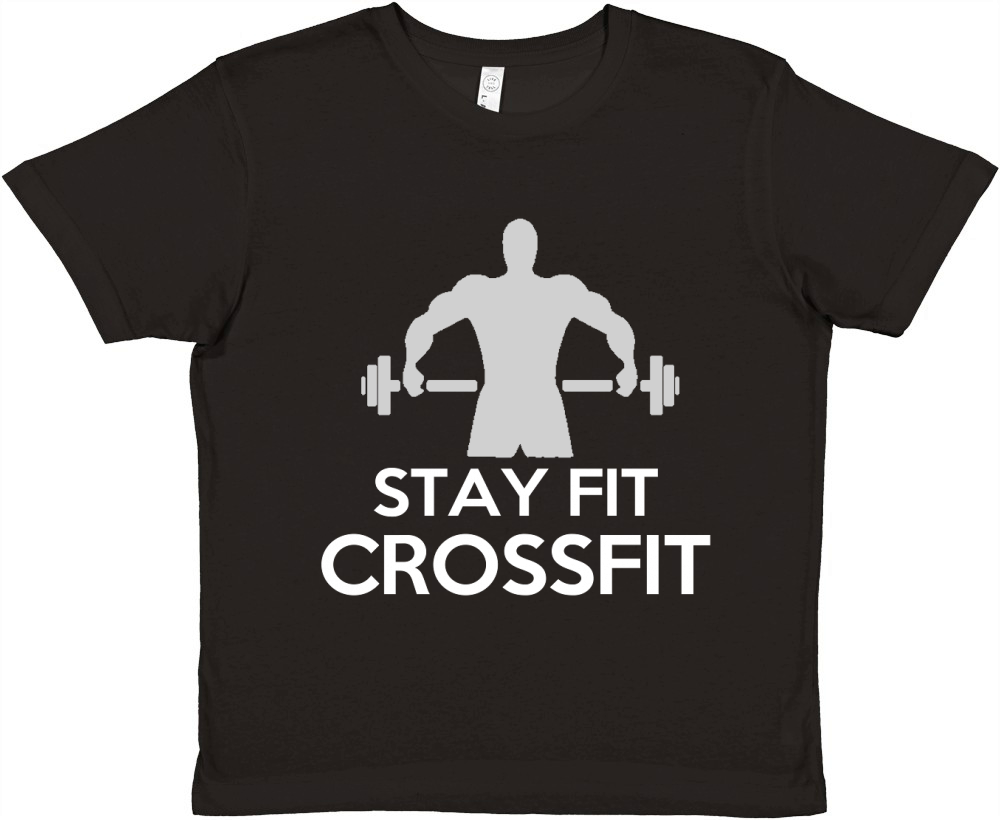 Stay Fit Crossfit Premium Kids Crewneck T-shirt