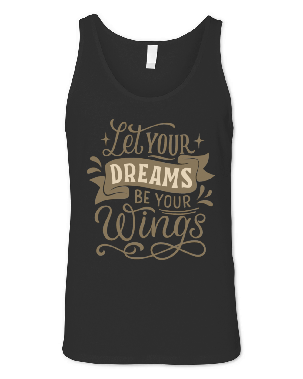 let your dreams be your wings Unisex Jersey Tank