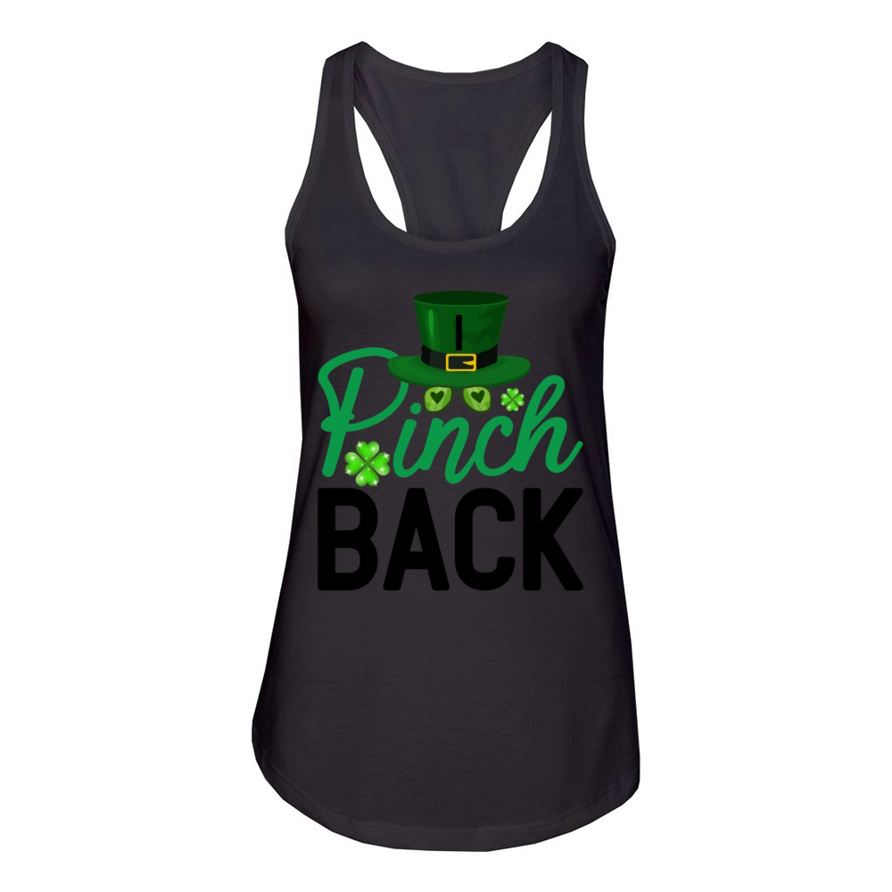 i pinch back Women's Racerback Tank