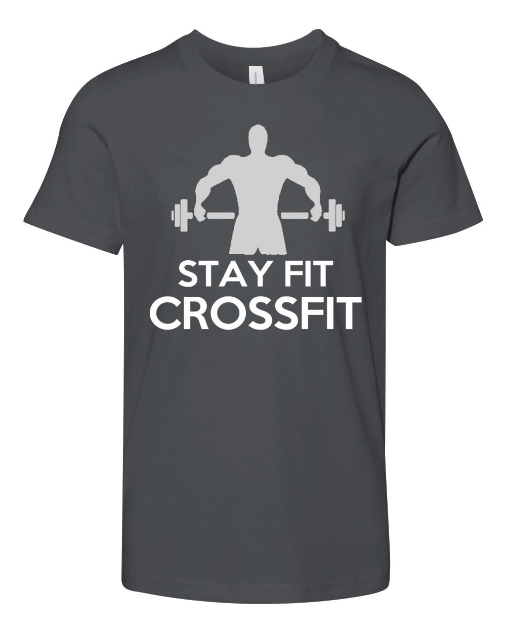 Stay Fit Crossfit Youth Unisex Jersey Tee