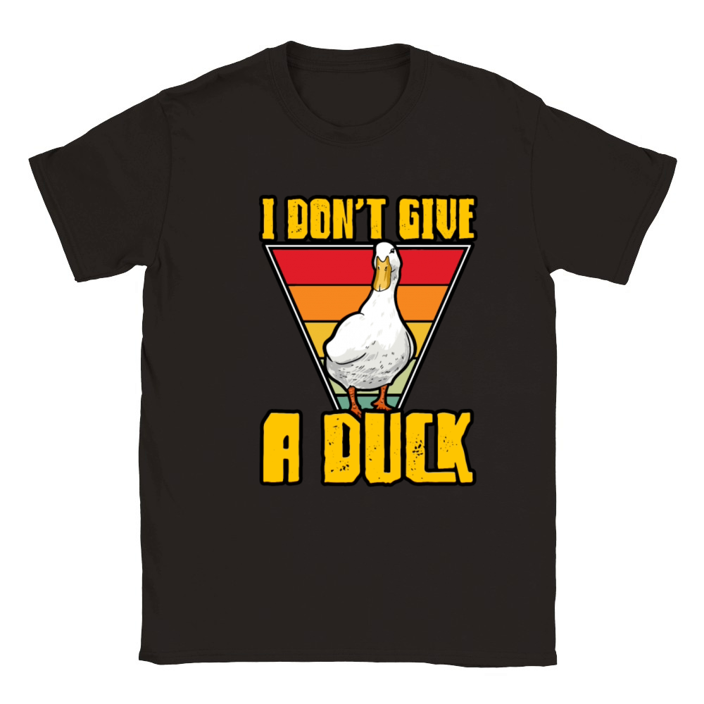 Ducks - I Dont Give A Duck Classic Kids Crewneck T-shirt