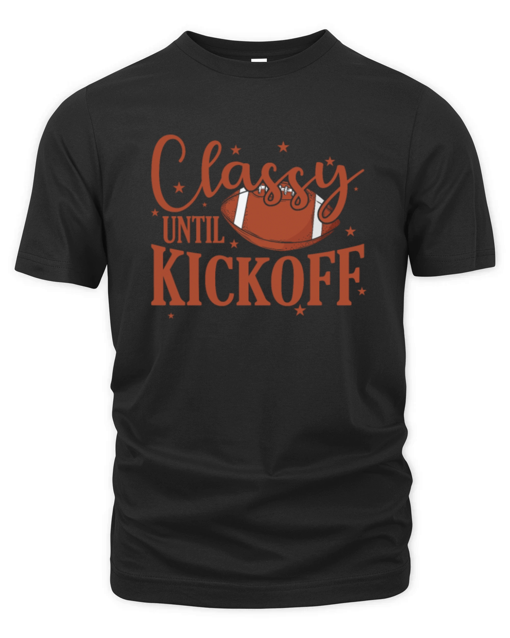 Classy until Kickoff American Football Organic Unisex T-shirt