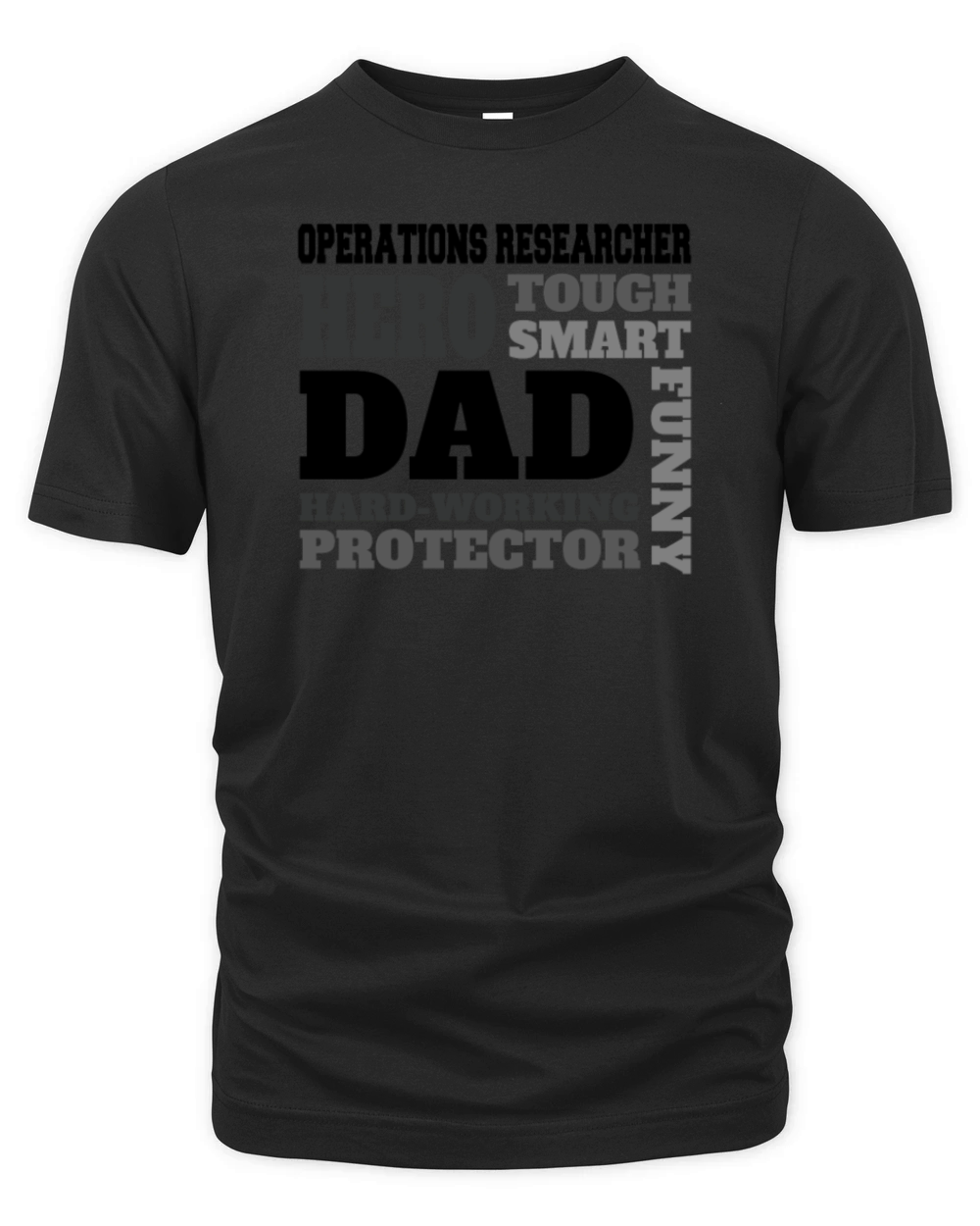 Daddy job funny Quote Dad Operations Researcher Organic Unisex T-shirt