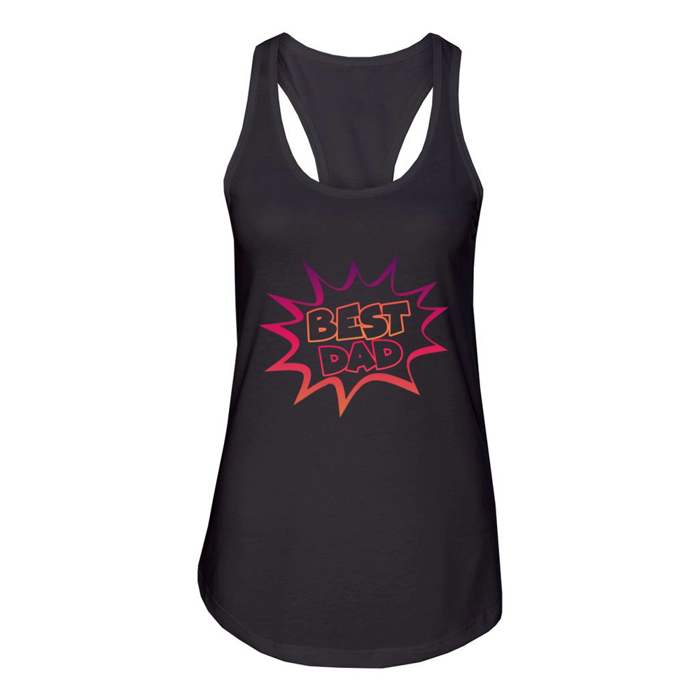 BEST DAD Women's Racerback Tank