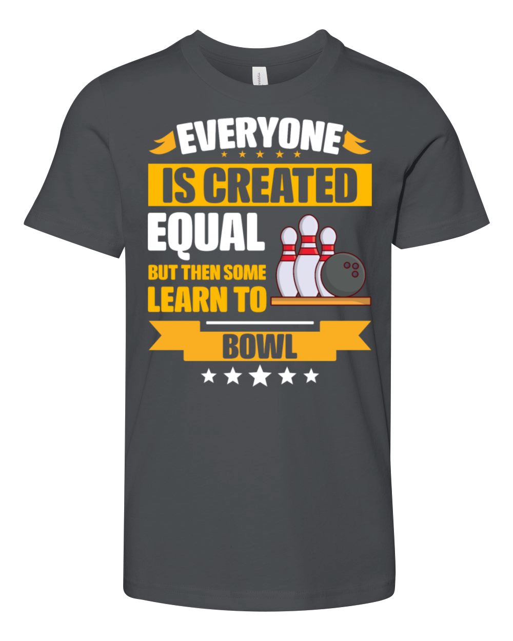 Some Learn To Bowl Funny Youth Unisex Jersey Tee