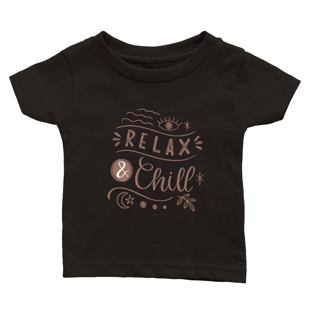 relax chill Classic Baby Crewneck T-shirt