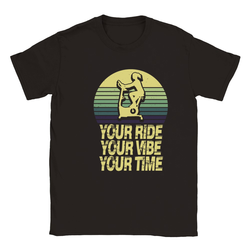 Your Ride Your Vibe Your Time Ergometers Classic Kids Crewneck T-shirt