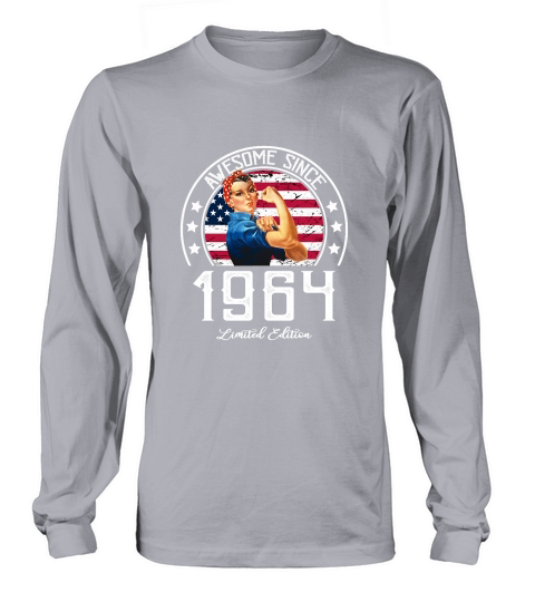 Awesome Since Vintage 1964 Limited Edition Long sleeved Unisex