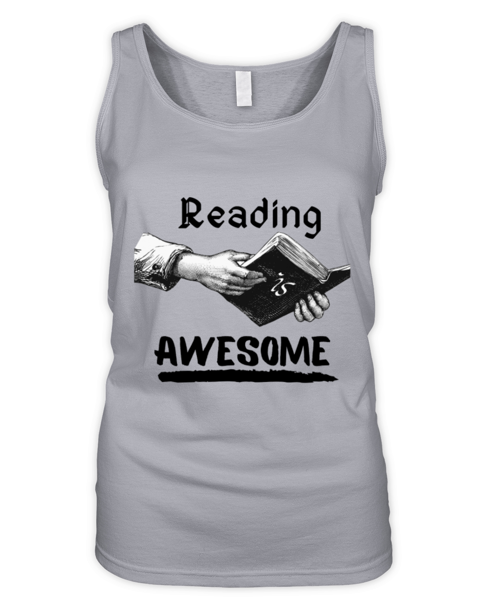 Reading is Awesome Organic Women's Tank Top
