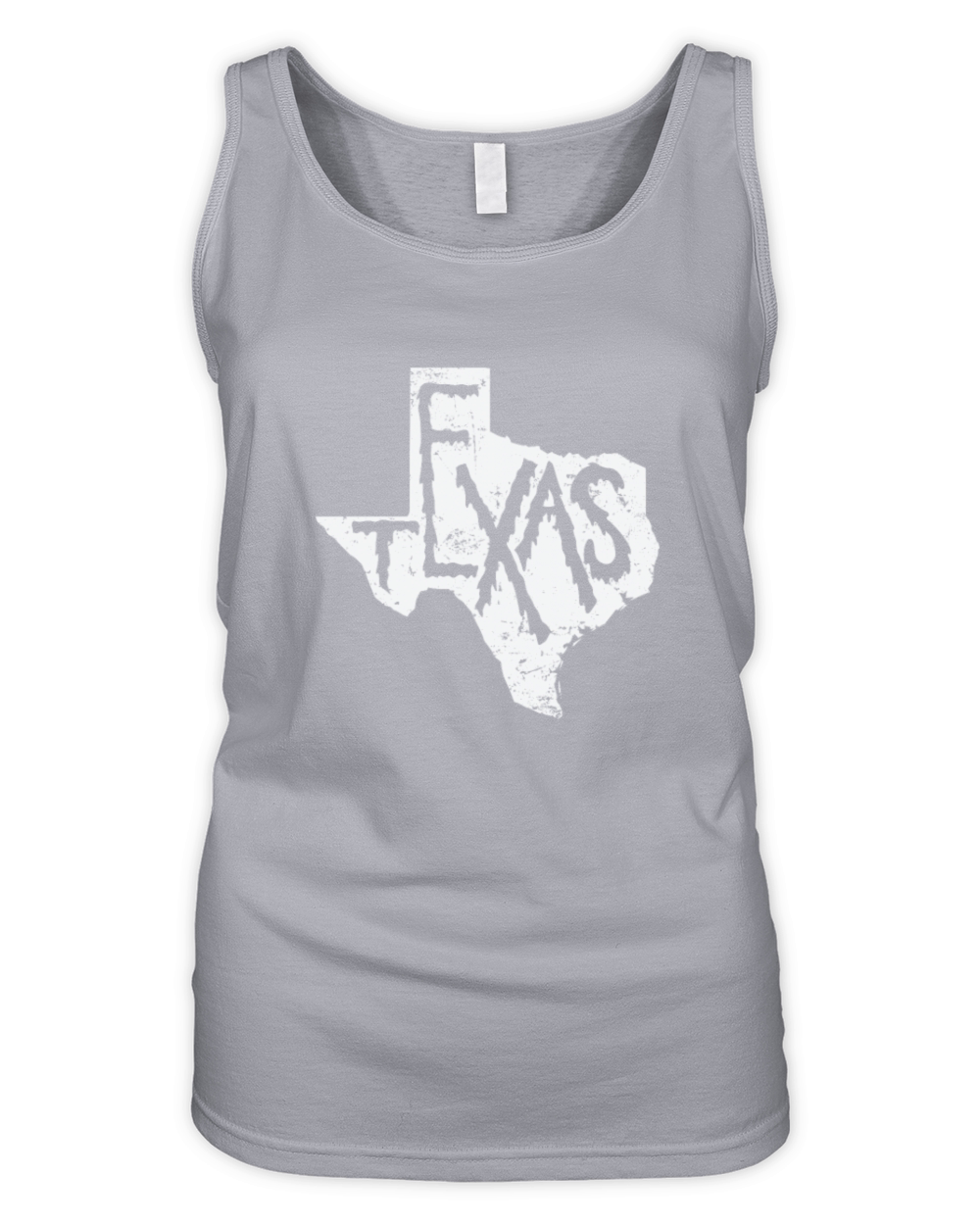 Texas Map Outline State of USA Organic Women's Tank Top