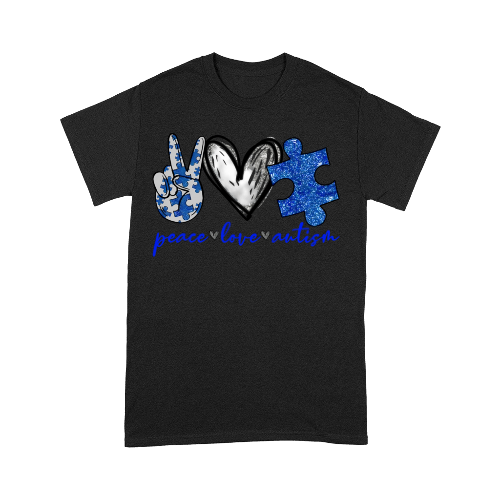 Peace Love Autism T-Shirt Peace Love Autism T-Shirt