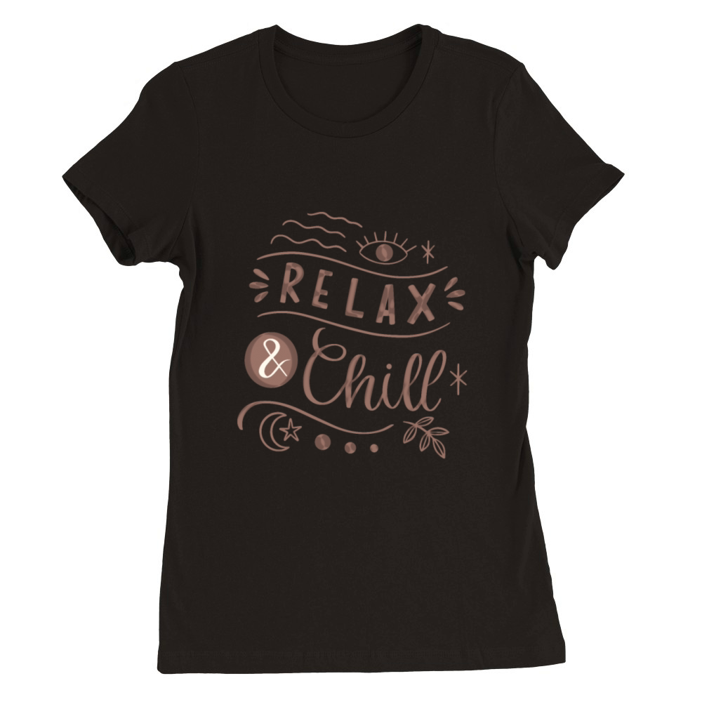 relax chill Premium Womens Crewneck T-shirt