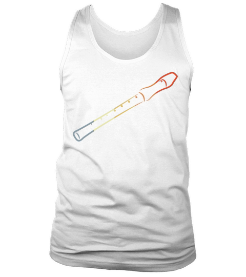 Vintage Flute Sketch Tank Top Unisex