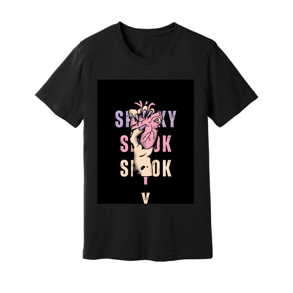 Pink and Purple Creative Halloween Unisex Jersey Tee