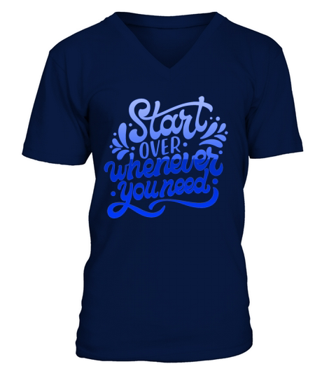 start over whenever you need V-Neck T-shirt