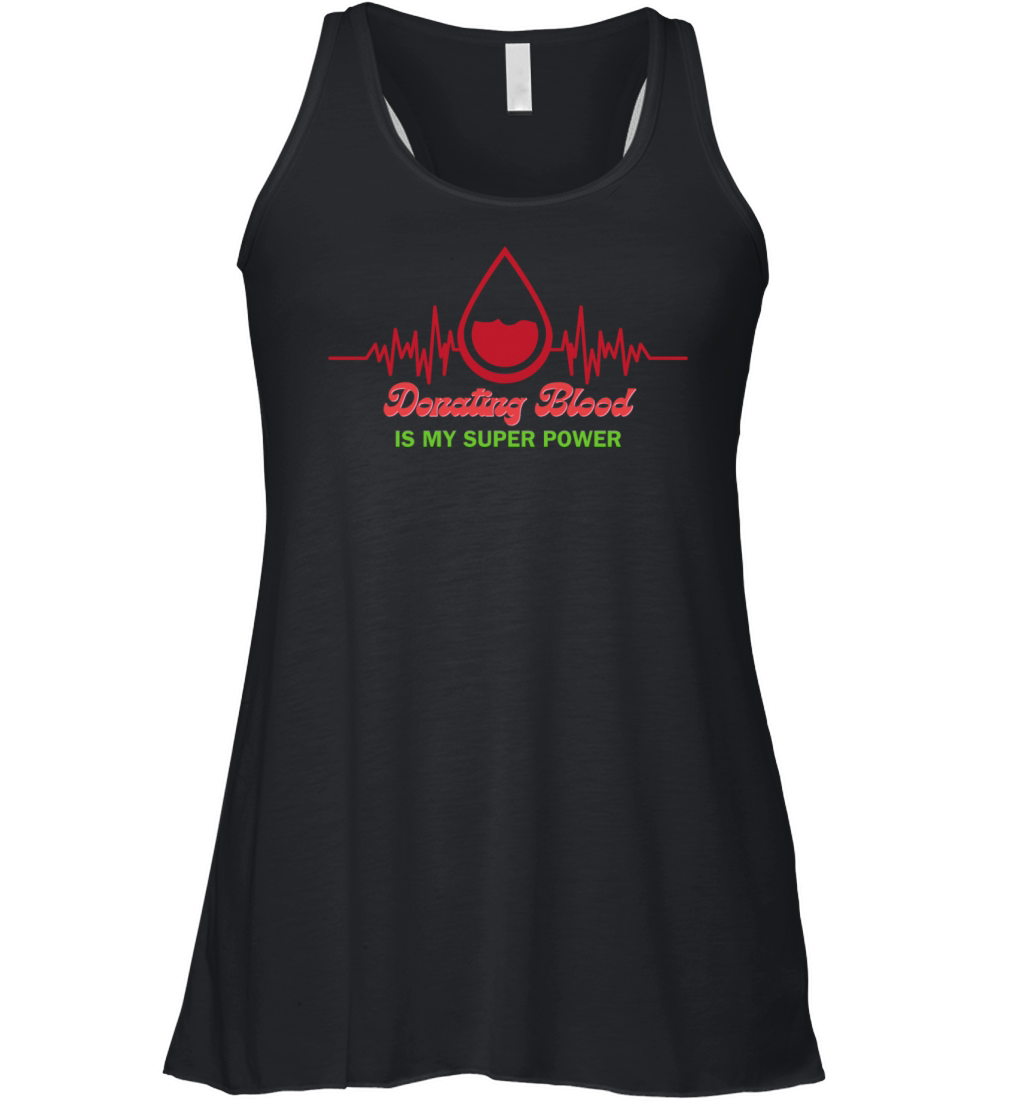 Blood donor month 2024 Women's Flowy Tank Top
