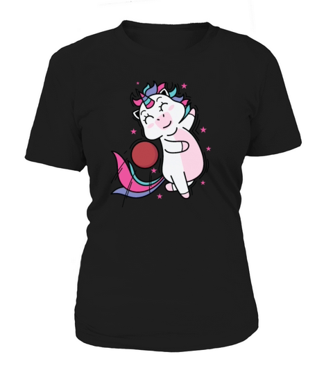 Unicorn playing with a Ball Mythical Creature Spor Women's T-Shirt