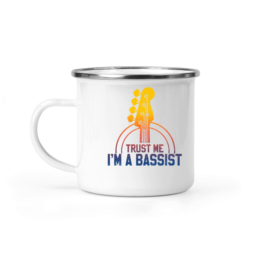 Bass Guitar Player Bassist Funny Gift Camping Mug