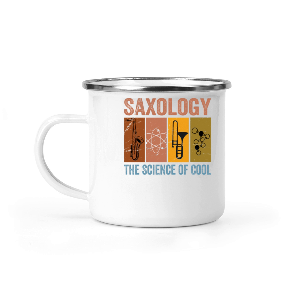 SAXOPHON - SAXOLOGY - The Science Of Cool Camping Mug