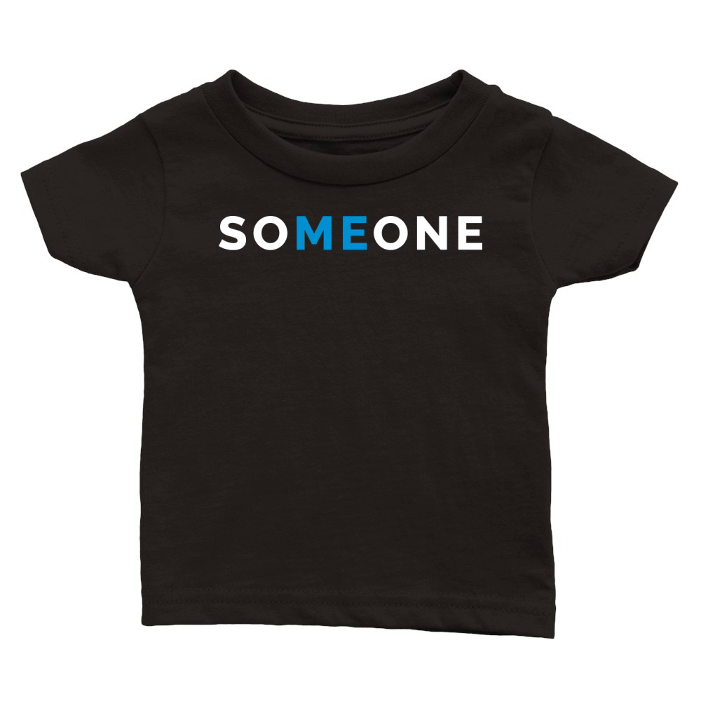 SOMEONE - Dark Classic Baby Crewneck T-shirt