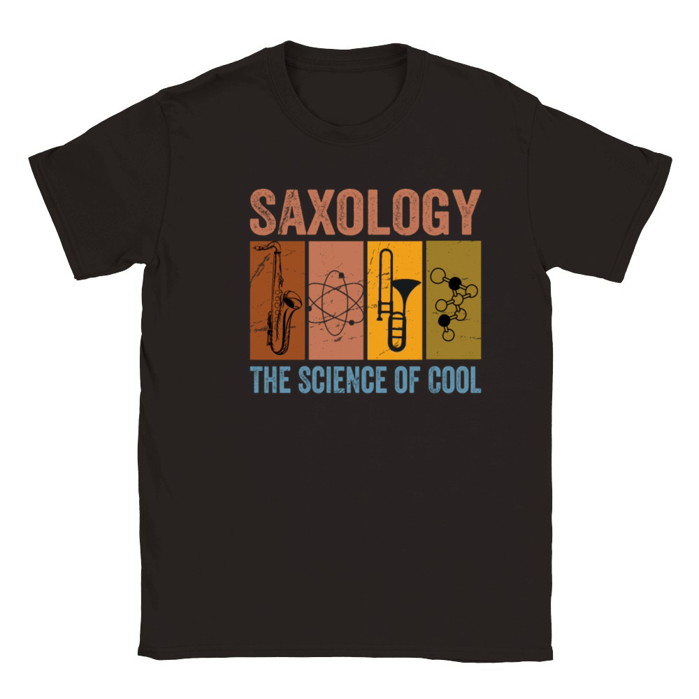 SAXOPHON - SAXOLOGY - The Science Of Cool Classic Kids Crewneck T-shirt