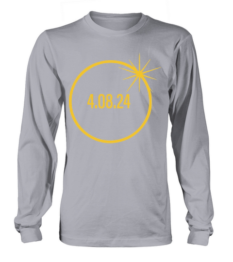 America Totality Spring 4.08.24 Total Solar Eclipse 2024 2 Long sleeved Unisex