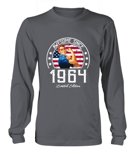 Awesome Since Vintage 1964 Limited Edition Long sleeved Unisex
