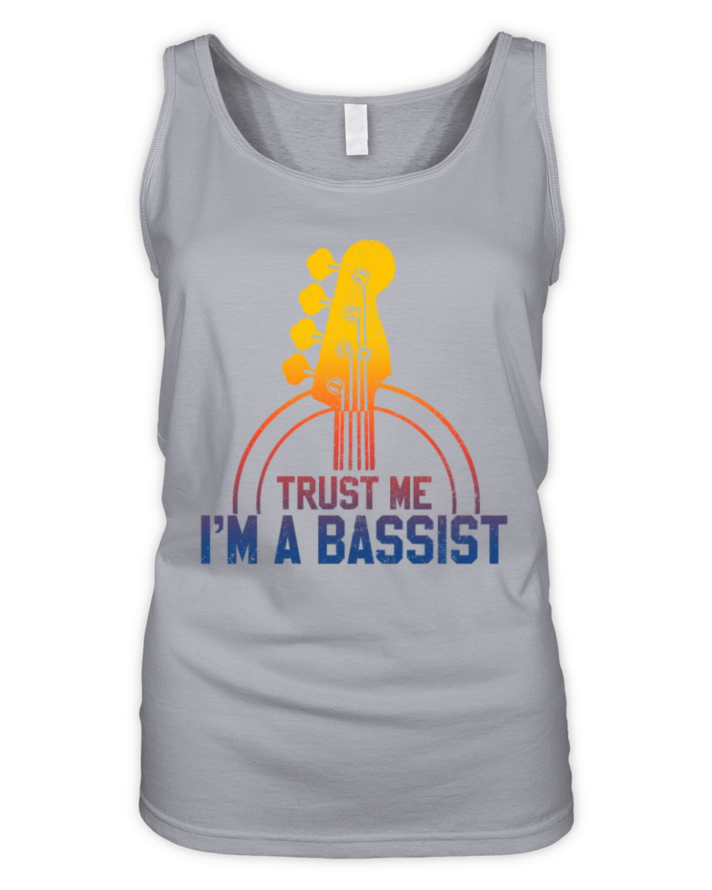 Bass Guitar Player Bassist Funny Gift Organic Women's Tank Top