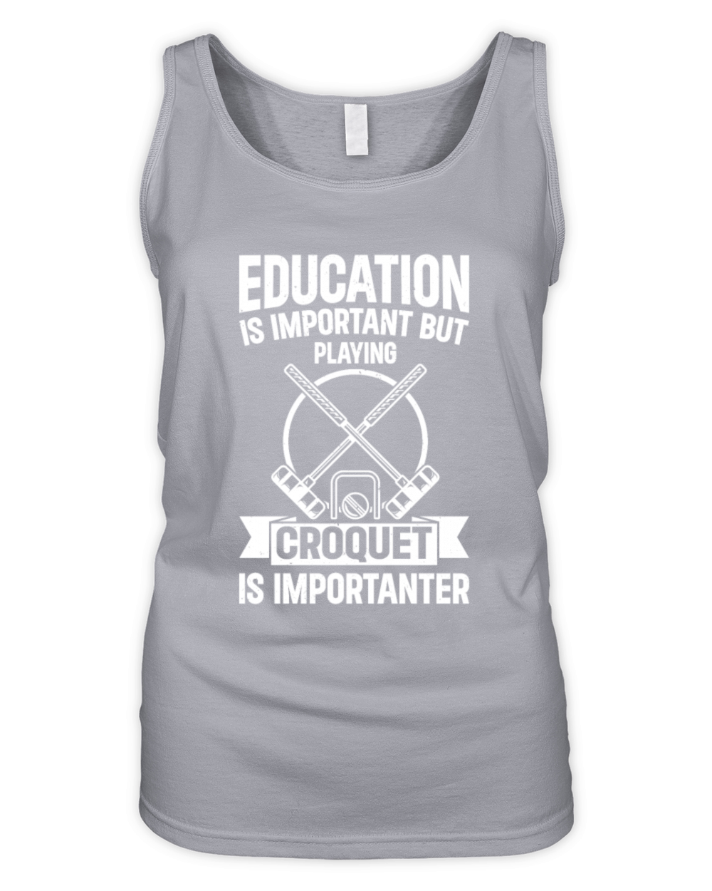 Croquet Player Kids Croquet School Kids Croquet Pl Organic Women's Tank Top