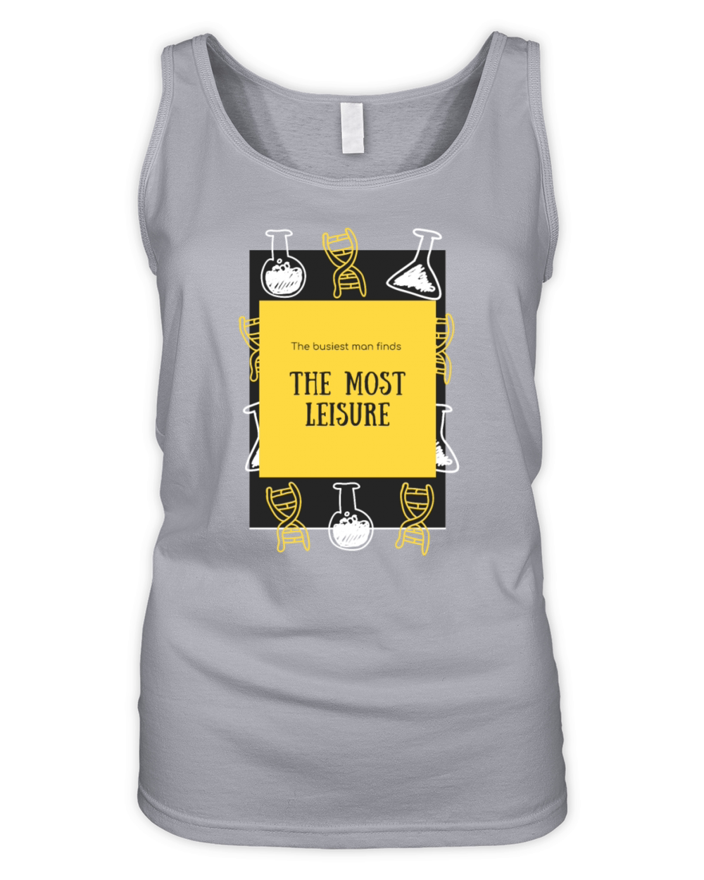 The busiest man finds the most leisure Organic Women's Tank Top