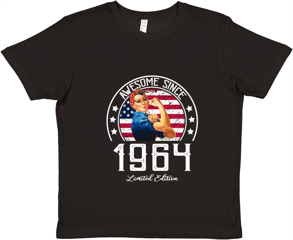 Awesome Since Vintage 1964 Limited Edition Premium Kids Crewneck T-shirt
