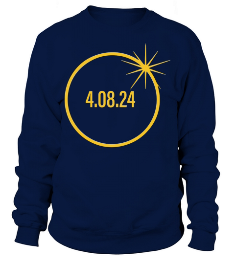 America Totality Spring 4.08.24 Total Solar Eclipse 2024 2 Sweatshirt Unisex