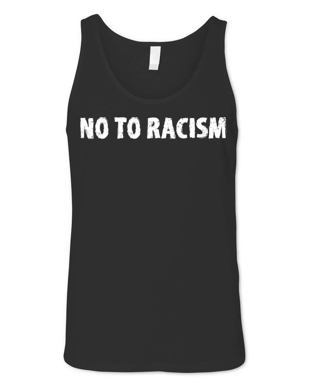 No to Racism Unisex Jersey Tank