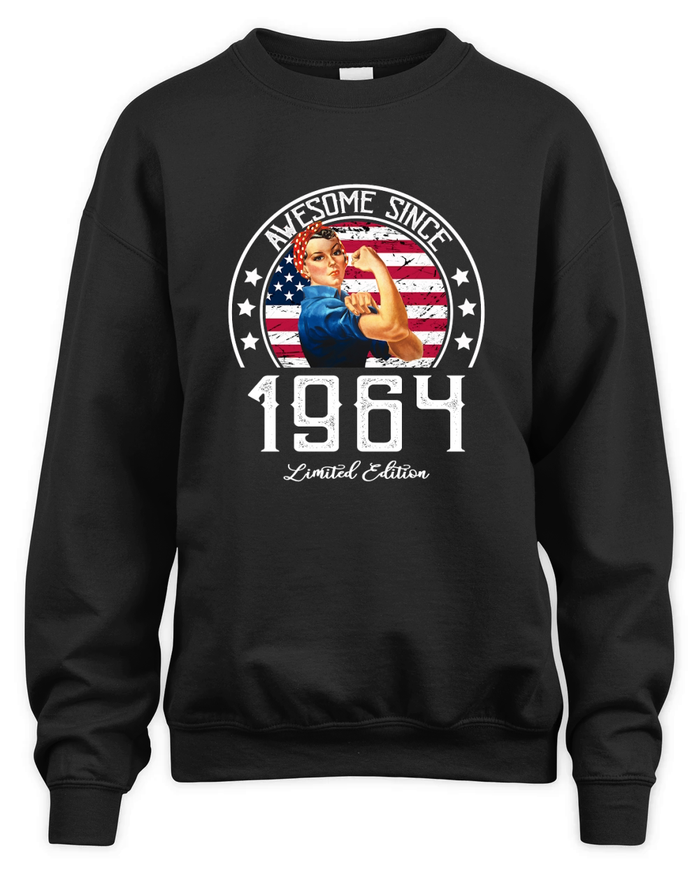Awesome Since Vintage 1964 Limited Edition Unisex Premium Crewneck Sweatshirt