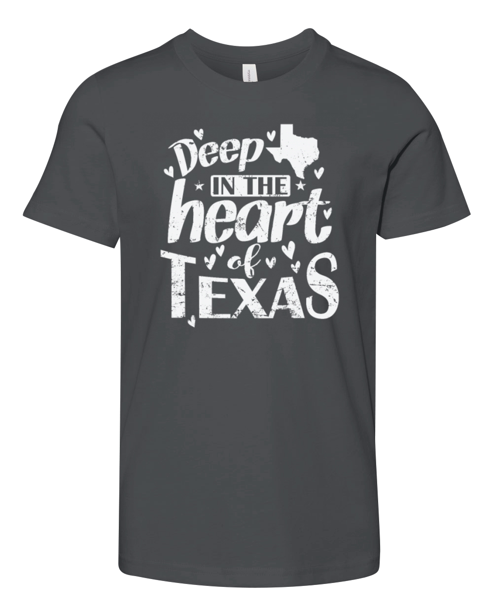 Deep in the Heart of Texas US State of the USA Youth Unisex Jersey Tee