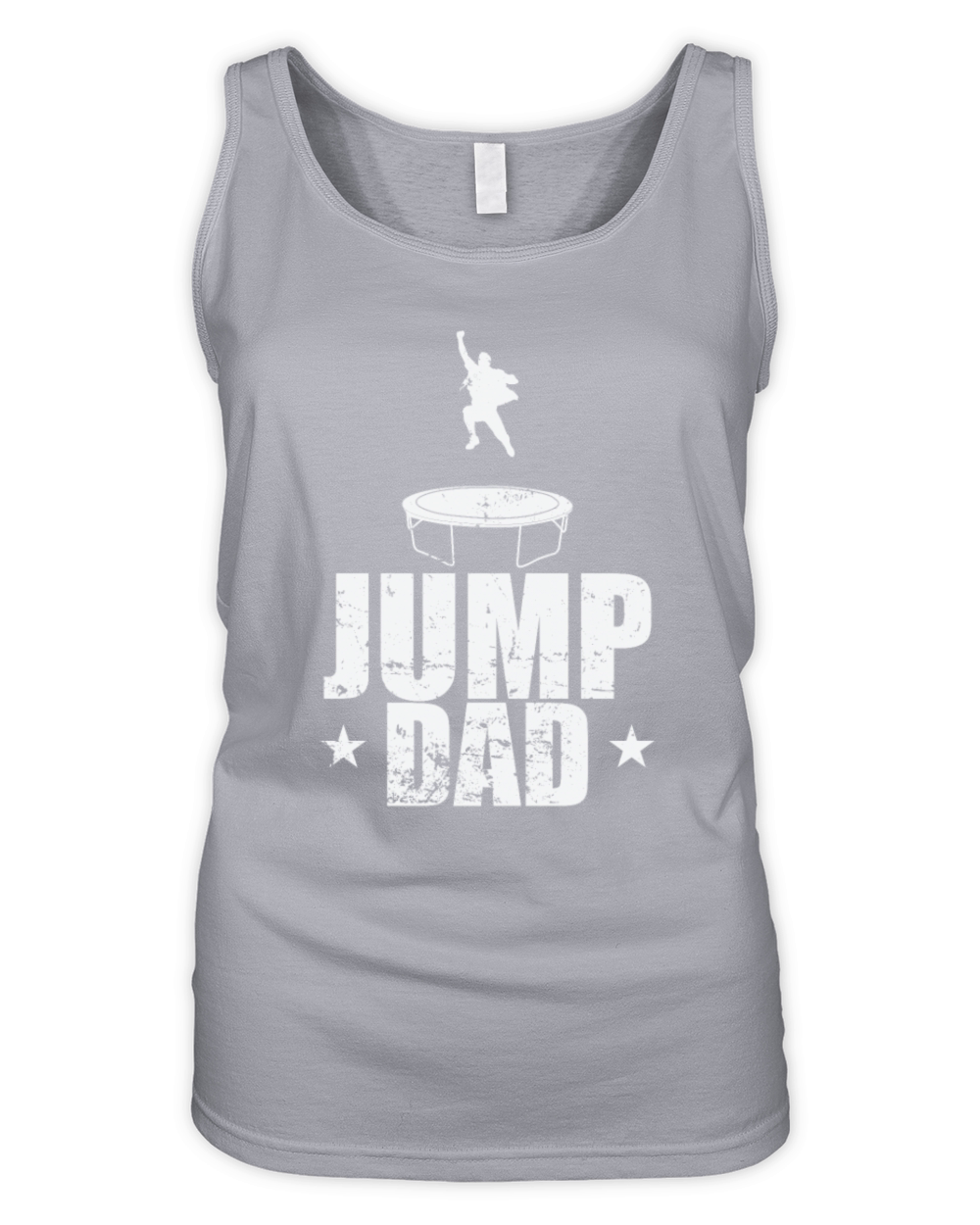 Jump Dad Trampoline Bouncing Sports Leisure Organic Women's Tank Top