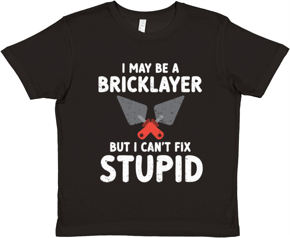 Bricklayer Gift Masonry Quote Mason Premium Kids Crewneck T-shirt